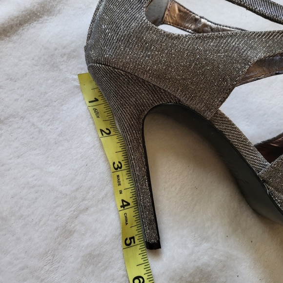 Nina Heels Silver Glitter 10 - Picture 7 of 9